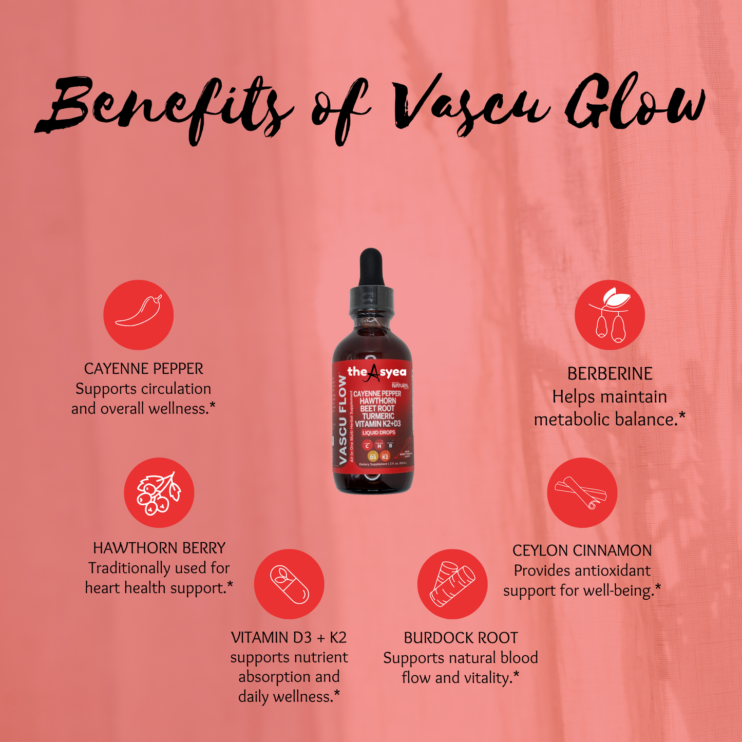 Cayenne Pepper & Herbal Wellness Drops – Vitamins D3 K2, Ginseng, Turmeric & More