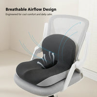 Ergonomic Orthopedic Seat Cushion 🪑 | Relieve Back & Hip Pain Instantly | Perfect for Office, Home & Car Use!