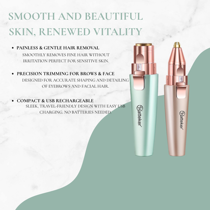 2 In 1 Electric Eyebrow & Facial Shaver